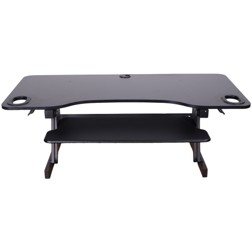 Rocelco ADRB45 Adjustable-Height Desk Riser w/ Medium Anti-Fatigue Mat (MAFM)