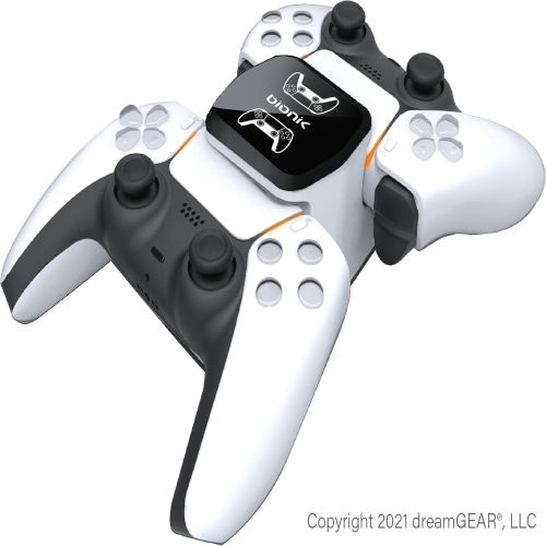 Open Box - Bionik Pro Kit for PS5: Headset, Charge Base, Phone Holder, Lynx & USB Cable