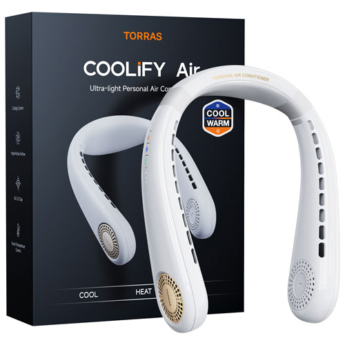 Torras COOLiFY Air 5000mAh Wearable Neck Cooling Fan - Apricot Dune