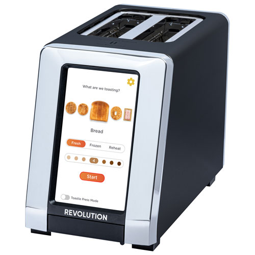 Grille-pain InstaGLO 2.0 de Revolution - 2 tranches - Noir mat