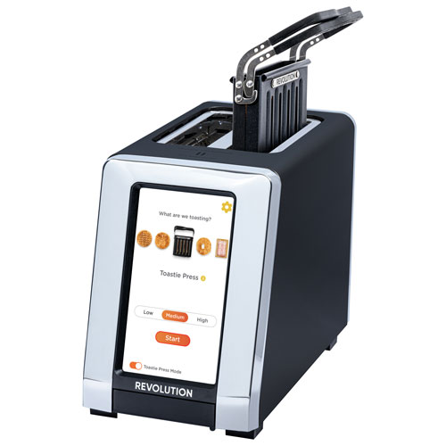 Grille-pain InstaGLO 2.0 de Revolution - 2 tranches - Noir mat