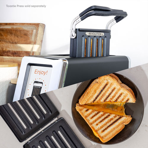 Grille-pain InstaGLO 2.0 de Revolution - 2 tranches - Noir mat