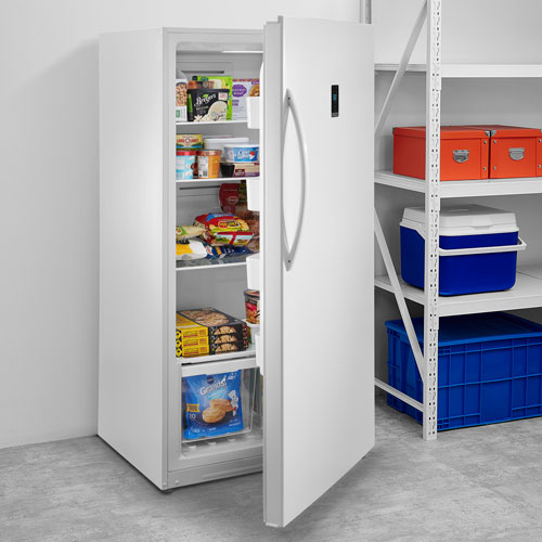 Insignia 17.0 Cu. Ft. Garage Ready Upright Freezer (NS-UZ17WH0-C) - White - Only at Best Buy