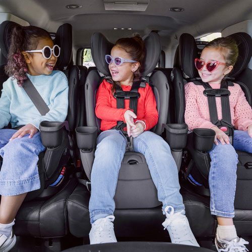 Evenflo All4Stages Slim+ All-in-One Booster Car Seat - Howell Black