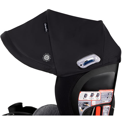 Evenflo All4Stages Slim+ All-in-One Booster Car Seat - Howell Black