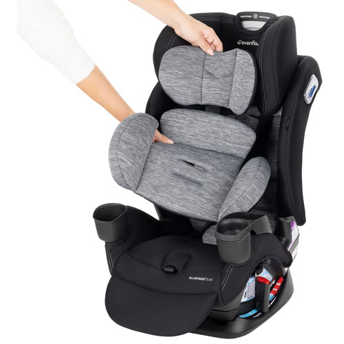 Evenflo All4Stages Slim+ All-in-One Booster Car Seat - Howell Black