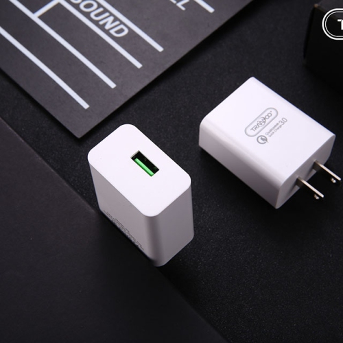 Wall Charger TRANYOO Quick Charge QC 3.6A Universal Super Fast USB 18W for Galaxy S20 S21 S22 S8 S9 S10 S10e Plus Note 8 9 10 20 A5 A8, A A71 Cell