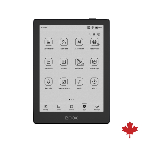Image 1 de 9.. BOOX GO 6| Lecteur électronique à encre noire et blanche de 6&nbsp;po | 300 ppp | Android 11 | 32G | Lumière frontale