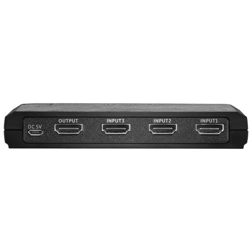 Insignia 3-Port 4K HDMI Switch - Black by INSIGNIA - Refurbished condition - Image 2