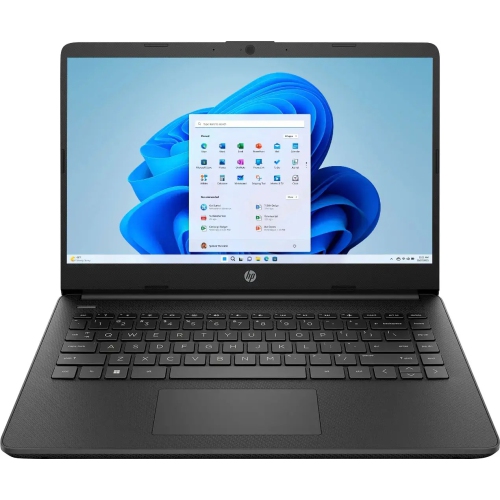 HP Stream 14" Brightview Laptop - Intel Quad-Core Processor N4120, 4GB RAM, 128GB Storage, 1-Year Office 365, Webcam, Long Battery Life, Windows 11 H