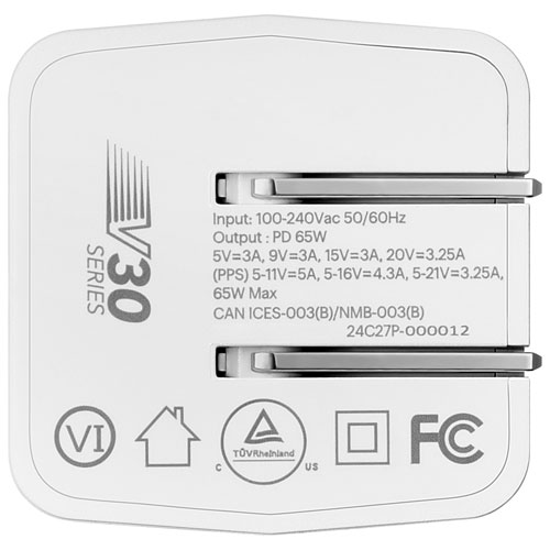 Insignia 65W USB-C Wall Charger (NS-PW365C1W25-C) - Only at Best Buy