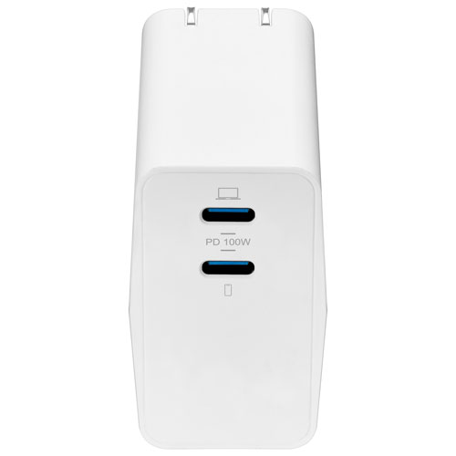 Insignia 100W 2-Port USB-C GaN Wall Charger - Only at Best Buy