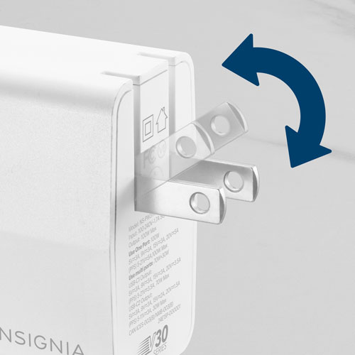 Insignia 100W 2-Port USB-C GaN Wall Charger - Only at Best Buy