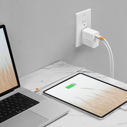 Insignia 100W 2-Port USB-C GaN Wall Charger - Only at Best Buy