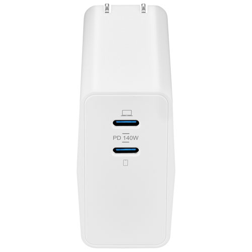 Insignia 140W 2-Port USB-C GaN Wall Charger - Only at Best Buy