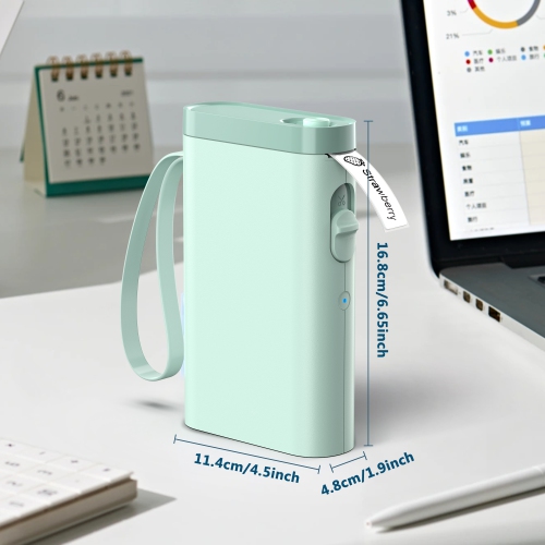 Label Maker Machine with Tape, P21 Bluetooth Label Printer, Wireless Built-in Cutter Sticker Maker Mini Label Makers with Multiple Templates for