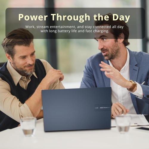 ASUS Vivobook 15.6 FHD Laptop, Intel i5-1235U, 16GB DDR4 RAM, 672GB Storage, Intel Iris Xe Graphics, Win 11 Pro, Quiet Blue
