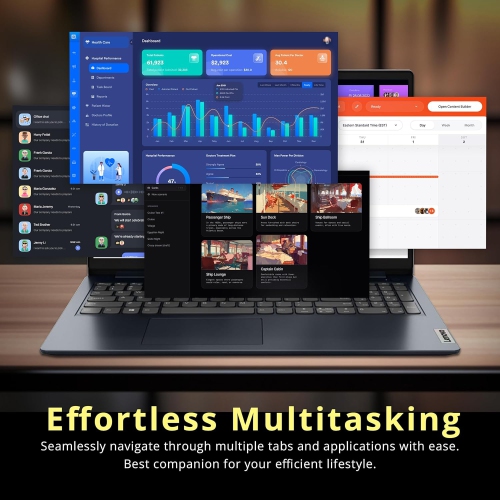 Lenovo IdeaPad 1i 15.6" FHD Touchscreen Laptop, Intel i5-1235U, 16GB RAM, 1.16TB Storage(1TB SSD+160GB Docking Station Set), Intel Iris Xe Graphics,