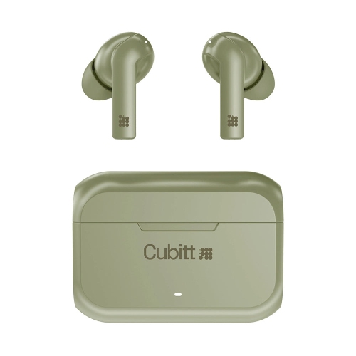 Cubitt True Wireless Earbuds Generation 2, 5.3 Bluetooth, IPX5 Water reistance, Premium Sound, Touch Control, Built in Microphone, Voice Assistance,
