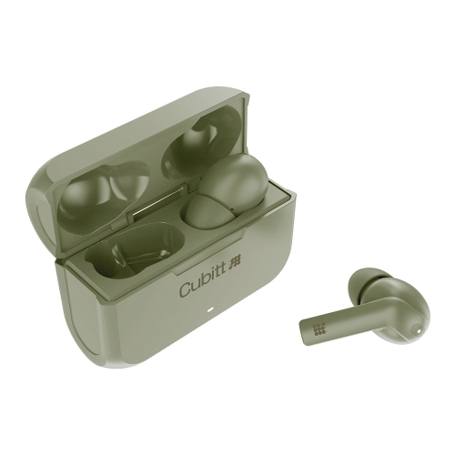 Cubitt True Wireless Earbuds Generation 2, 5.3 Bluetooth, IPX5 Water reistance, Premium Sound, Touch Control, Built in Microphone, Voice Assistance,