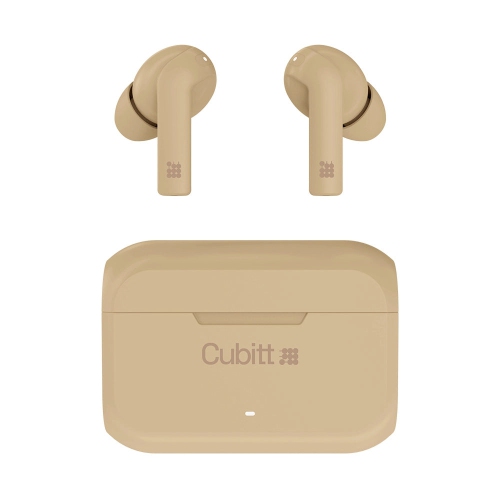 Cubitt True Wireless Earbuds Generation 2, 5.3 Bluetooth, IPX5 Water reistance, Premium Sound, Touch Control, Built in Microphone, Voice Assistance,