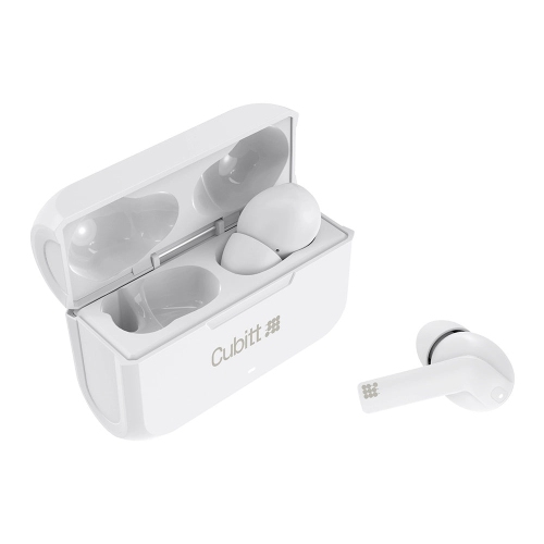 Cubitt True Wireless Earbuds Generation 2, 5.3 Bluetooth, IPX5 Water reistance, Premium Sound, Touch Control, Built in Microphone, Voice Assistance,