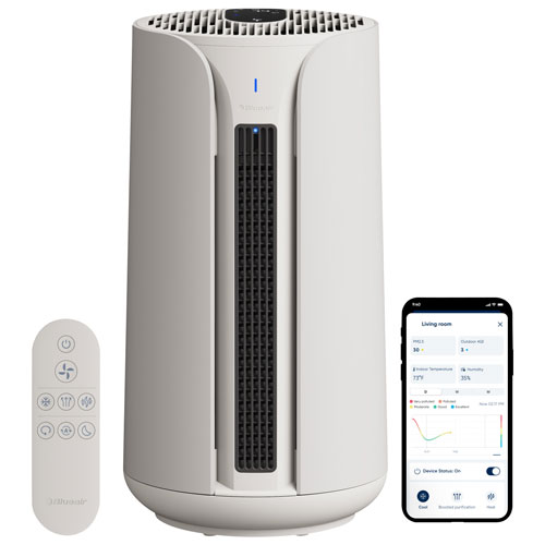 Purificateur d'air 3-en-1 ComfortPure de Blueair - 840 pi² - Blanc/Gris