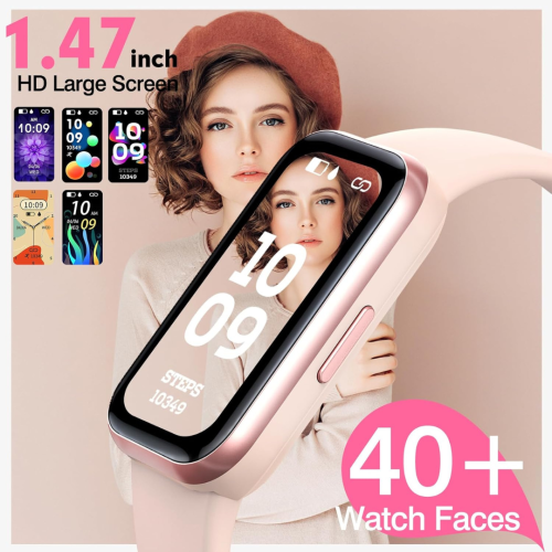 Fitness Tracker Watch,Fitness Watch Waterproof Activity Tracker Step Tracker with HeartRate Monitor Blood Oxygen Monitor and Sleep Monitor Compatible