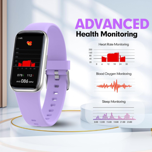 Fitness Tracker Watch,Fitness Watch Waterproof Activity Tracker Step Tracker with HeartRate Monitor Blood Oxygen Monitor and Sleep Monitor Compatible