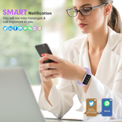 Fitness Tracker Watch,Fitness Watch Waterproof Activity Tracker Step Tracker with HeartRate Monitor Blood Oxygen Monitor and Sleep Monitor Compatible