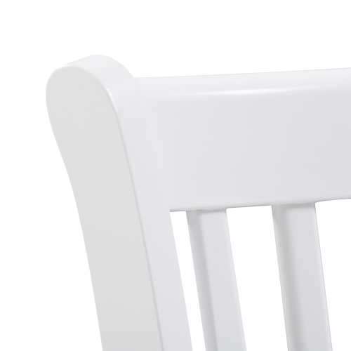 CorLiving Woodgrove Counter Height White Faux Leather Swivel Bar Stools, Set of 2