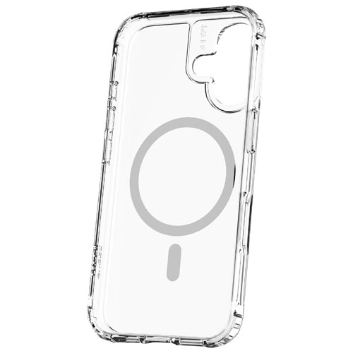 Étui rigide ajusté TUFF8 avec MagSafe pour iPhone 16 Plus - Remis à neuf - Transparent