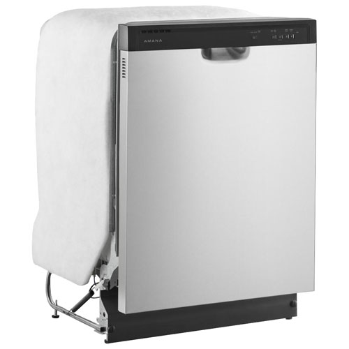 Lave-vaisselle encastrable 24 po 59 dB avec troisième panier d'Amana - Acier inoxydable