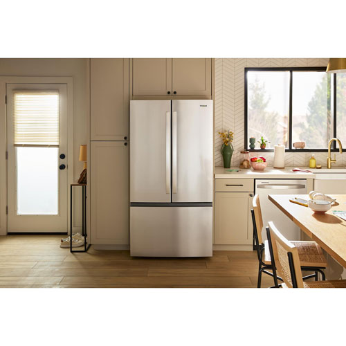 Whirlpool 36" 30.52 Cu. Ft. French Door Refrigerator (WRFF3136SZ) - Stainless Steel