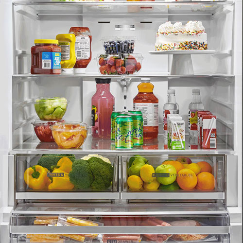 Whirlpool 36" 30.52 Cu. Ft. French Door Refrigerator (WRFF3136SZ) - Stainless Steel