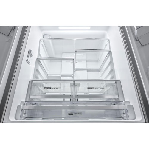 Whirlpool 36" 30.52 Cu. Ft. French Door Refrigerator (WRFF3136SZ) - Stainless Steel
