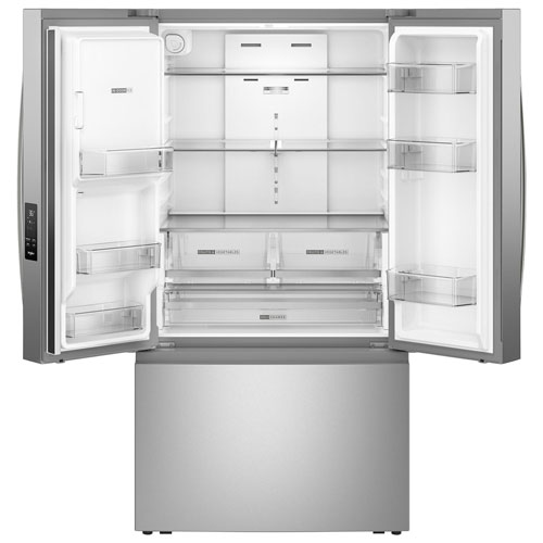 Whirlpool 36" 29.58 Cu. Ft. French Door Refrigerator with Water & Ice Dispenser - Stainless Steel