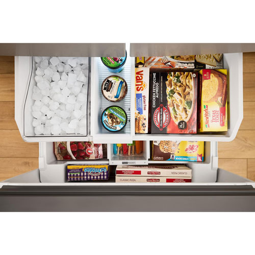 Whirlpool 36" 30.52 Cu. Ft. French Door Refrigerator with Water Dispenser (WRFF3336SZ) - Stainless Steel