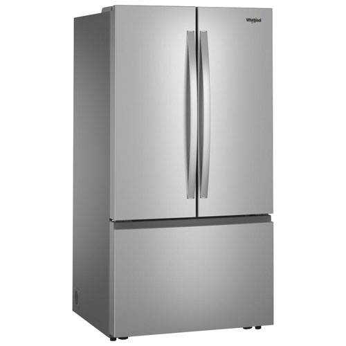 Réfrigérateur à deux portes 30,52 pi³ 36 po avec distributeur d'eau de Whirlpool - Inox
