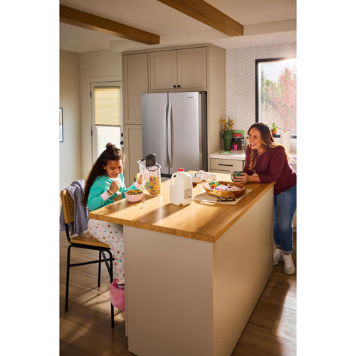 Whirlpool 36" 30.52 Cu. Ft. French Door Refrigerator with Water Dispenser (WRFF3336SZ) - Stainless Steel