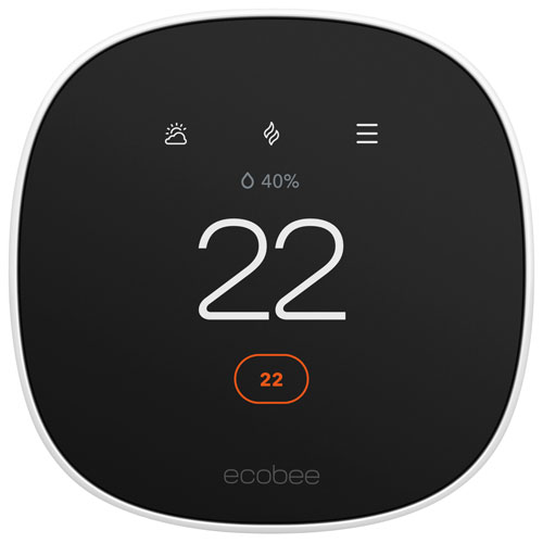 Thermostat intelligent Wi-Fi Essential d'ecobee - Blanc