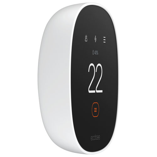 Thermostat intelligent Wi-Fi Essential d'ecobee - Blanc