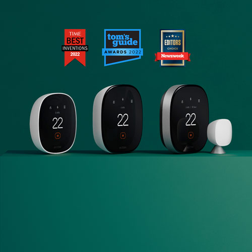 Thermostat intelligent Wi-Fi Essential d'ecobee - Blanc