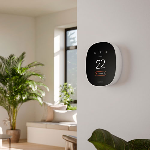 Thermostat intelligent Wi-Fi Essential d'ecobee - Blanc