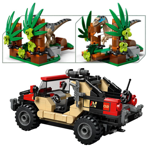 LEGO Jurassic World: Raptor Off-Road Escape - 285 Pieces (76972)