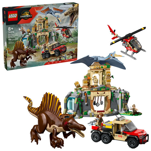 LEGO Jurassic World: Spinosaurus & Quetzalcoatlus Air Mission - 984 Pieces (76976)