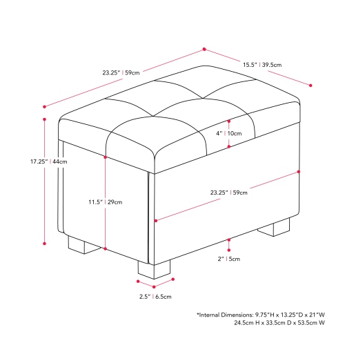 Banc pouf de rangement en velours de Corliving, petit pouf de rangement, repose-pieds, pouf pour petits espaces, pour salon, gris