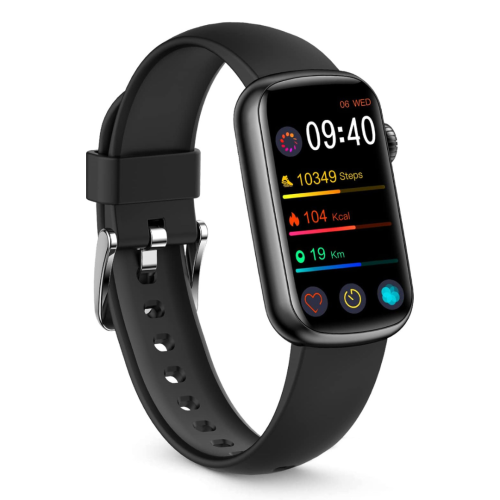 Slim Fitness Tracker with Blood Pressure, 24/7 Heart Rate and Sleep Tracking, IP68 Waterproof Activity Trackers and Smart Watches with Step Tracker,