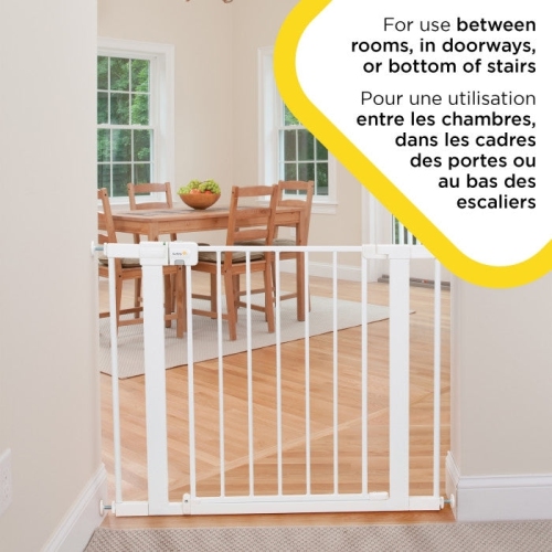 Easy Install Walk-Through Gate - White