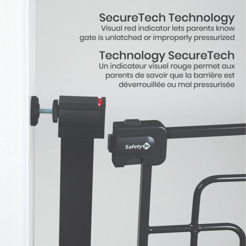 Contemporary Tall and Wide Metal Gate- Black